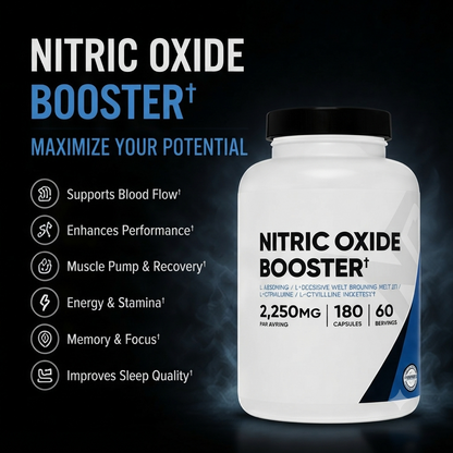 Nitric Oxide Booster – L Arginine & L- Citrulline Supplement