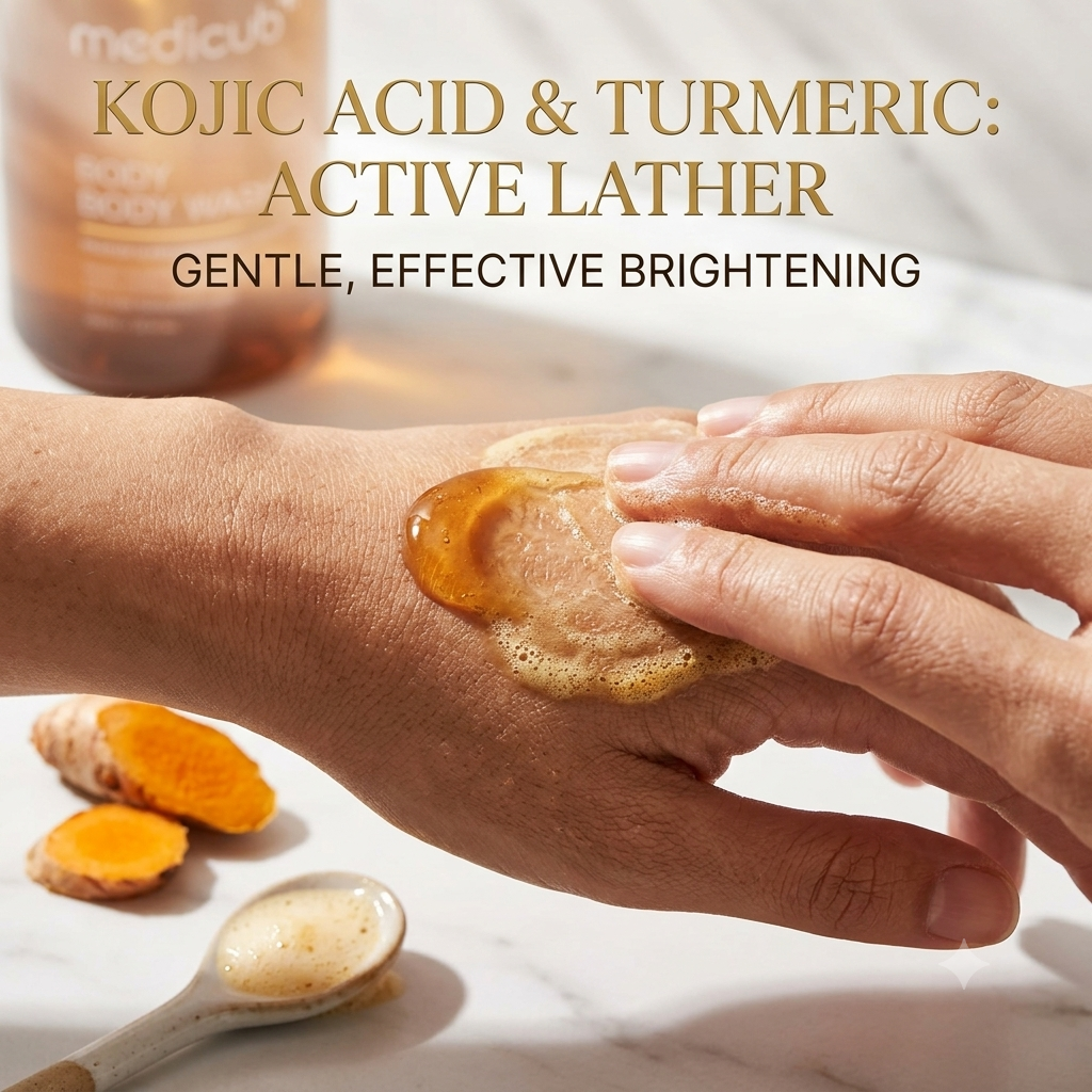 Medicub Kojic Acid & Turmeric Brightening Body Wash