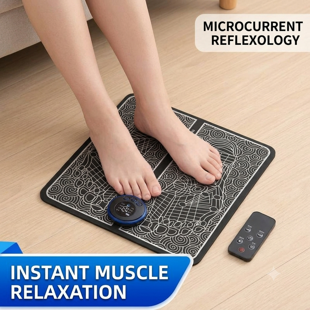 Foot Massage Mat for Muscle Relaxation and Recovery Support