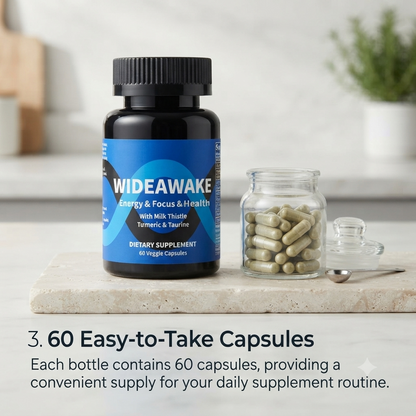 Milk Thistle Herbal Supplement – Daily Wellness Capsules for Adults
