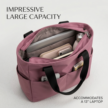 Stylish Unisex Oxford Tote Bag – Large Capacity Fashion Handbag with Polyester Lining