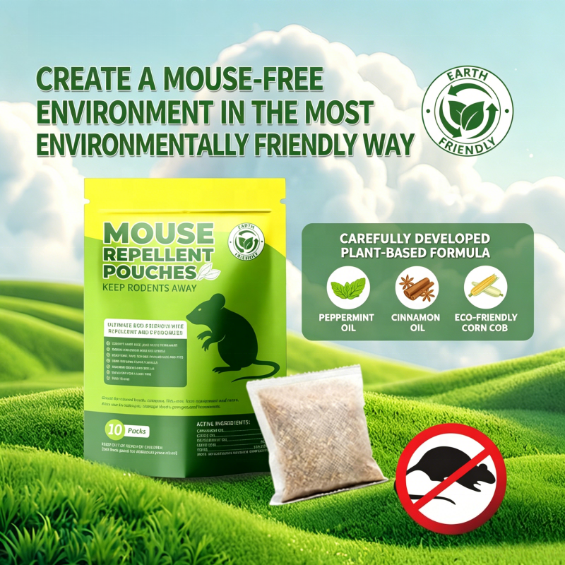 Natural Mouse Repellent Pouches for Pest Control