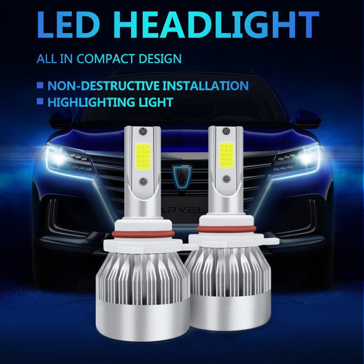 2X Ultra Bright C6 ORIGINAL Car LED Headlights