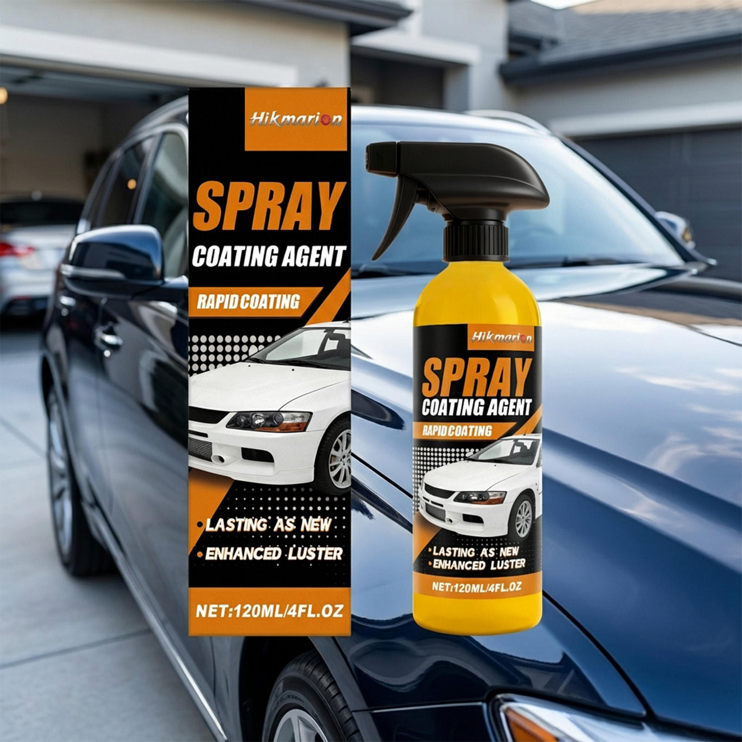 3 in 1 Ceramic Quick Coating Spray – Waterless Wash, Streak Free Shine