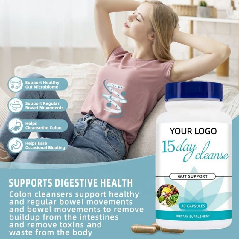 15 Day Gut Cleanse Capsules – Digestive Detox & Wellness Support