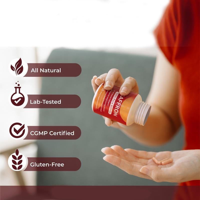Happy Saffron Plus Capsules for Daily Wellness