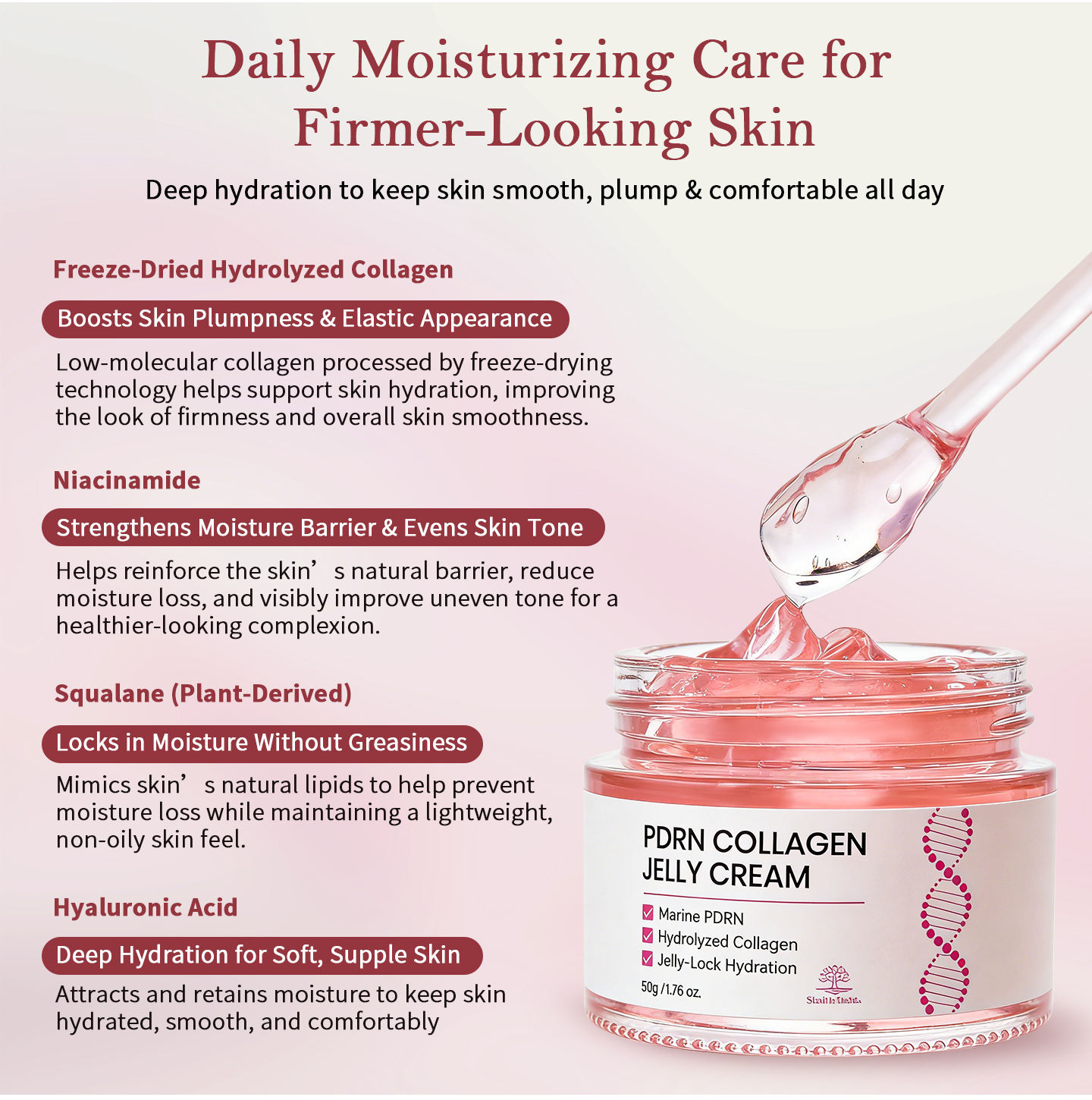 Collagen Jelly Cream – Deep Hydration Face Moisturizer for Firm & Radiant Skin