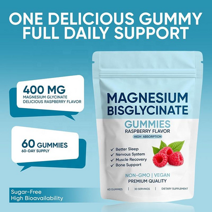 Magnesium Bisglycinate Gummies – High Absorption Sleep & Stress Support