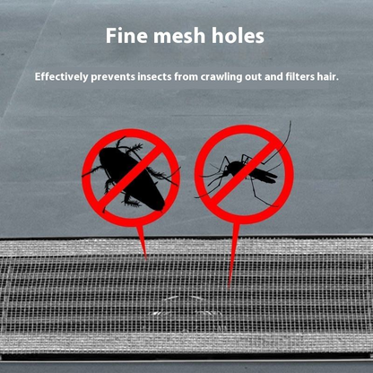 Disposable Drain Hair Catcher Stickers – Self-Adhesive Bathroom Floor Drain Filter Roll