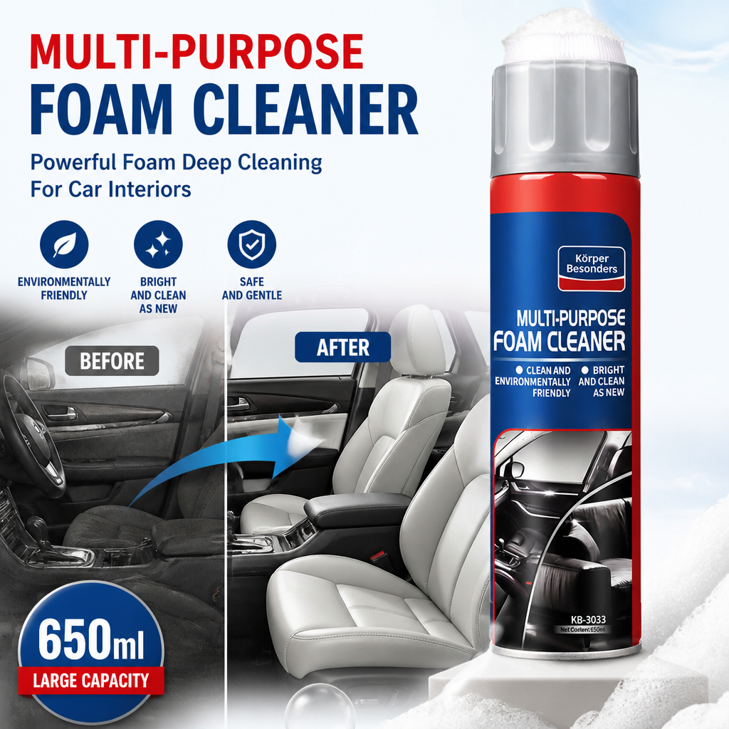Automotive Interior Foam Cleaner – Multi Surface Cleaning Spray