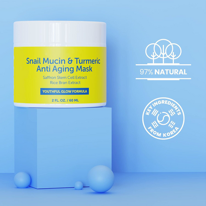 Snail Mucin & Turmeric Facial Cream Mask