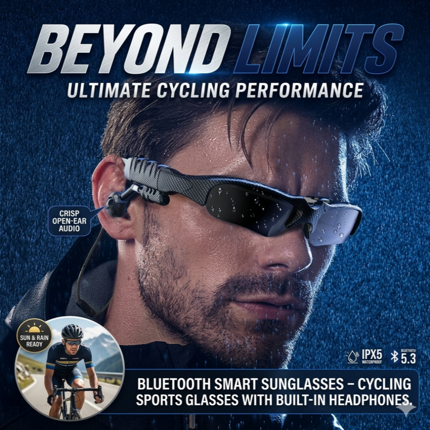 Bluetooth Smart Sunglasses – Glasses with Built in Headphones