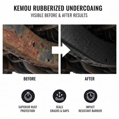 Rubberized Undercoating Spray 700ml – Quarter Panel Protection & Noise Control
