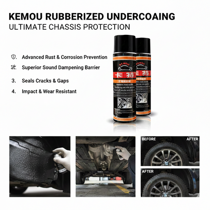 Rubberized Undercoating Spray 700ml – Quarter Panel Protection & Noise Control