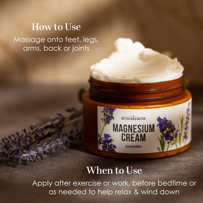 Magnesium Oil Cream – Relaxing Body Lotion for Sleep & Muscle Comfort