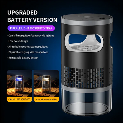 Indoor LED Electric Flying Insect Catcher with Suction Fan
