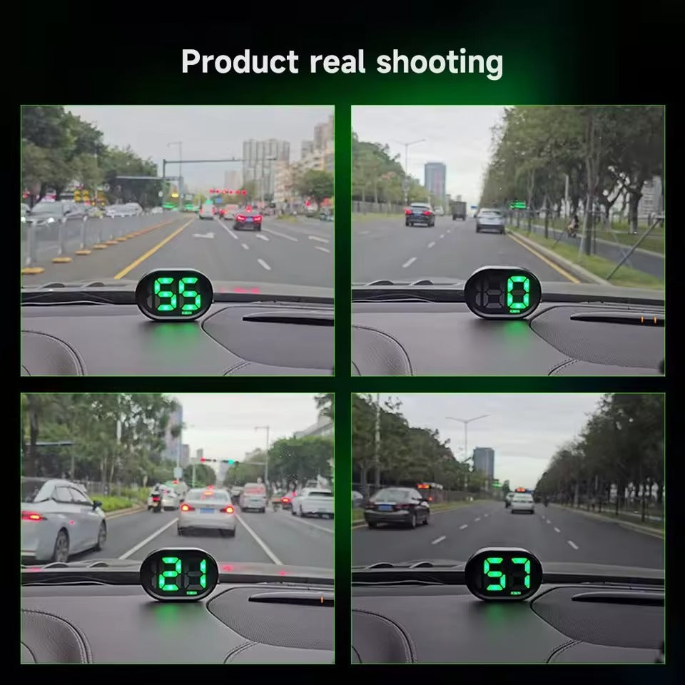 Universal Car HUD Head-Up Display – GPS Speedometer KMH/MPH