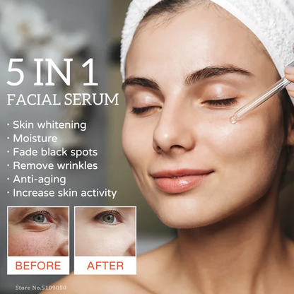 5 in 1 Hyaluronic Acid & Vitamin C Facial Serum