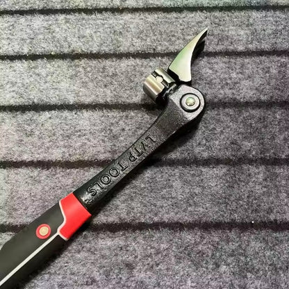 Deformable Multifunctional Claw Hammer — Forged Carbon Steel