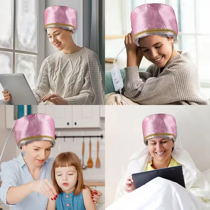 Electric Hair Steamer Heating Cap for Deep Conditioning
