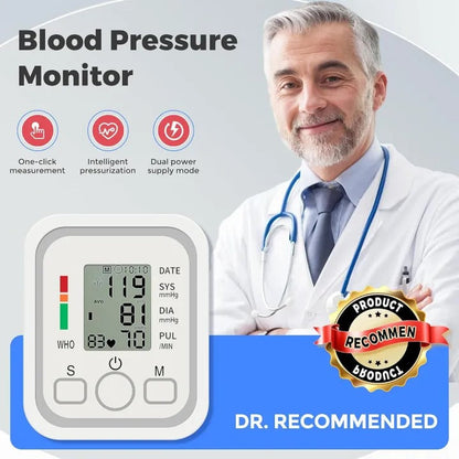 Portable Digital BP Monitor – Compact Blood Pressure Measuring Machine