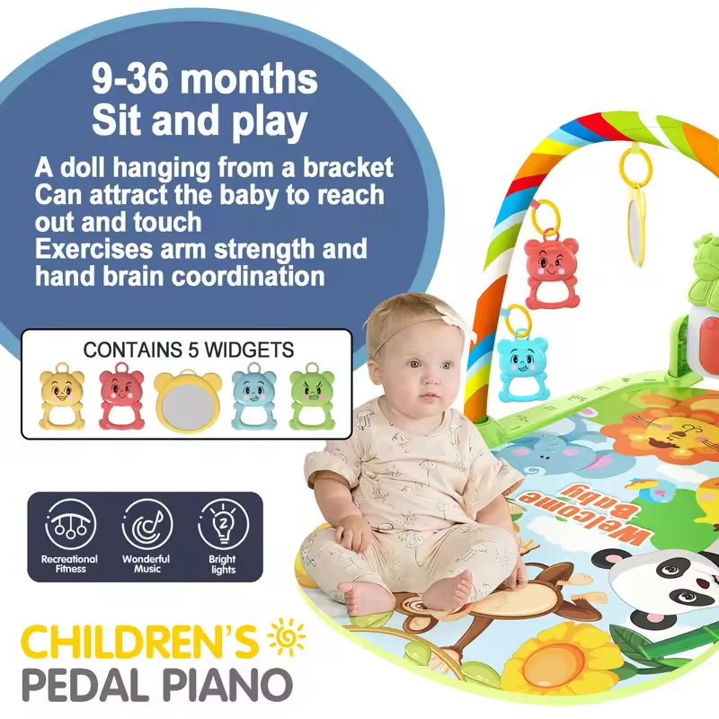 Baby Musical Piano Playmat – Interactive Music & Activity Mat