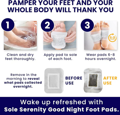 Good Night Foot Care Patches for Overnight Foot Care