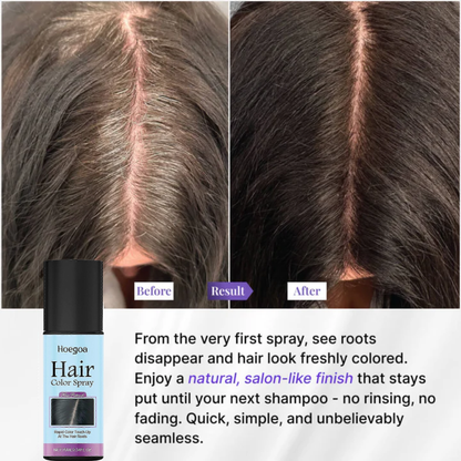 Root Touch-Up Color Spray – Instant Gray Coverage in Seconds