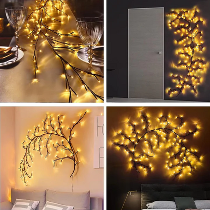 LED Flexible Vine Light – Butterfly & Flower Decorative Wall Lights