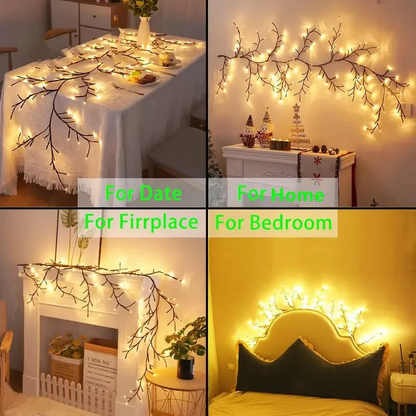 LED Flexible Vine Light – Butterfly & Flower Decorative Wall Lights