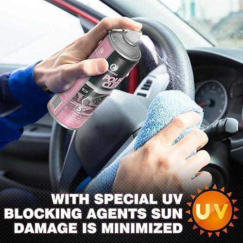 Car Interior Cleaner & Polishing Kit – 100ml with Cloth & Sponge Pad
