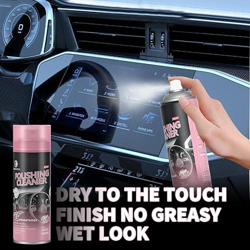 Car Interior Cleaner & Polishing Kit – 100ml with Cloth & Sponge Pad