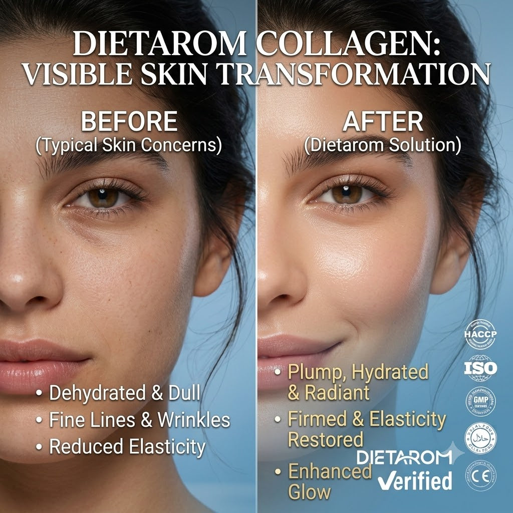 Hydrolyzed Marine Collagen Powder with Hyaluronic Acid & Probiotics