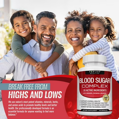 Blood Glucose Support Capsules – Herbal Balance Formula for Healthy Sugar Levels
