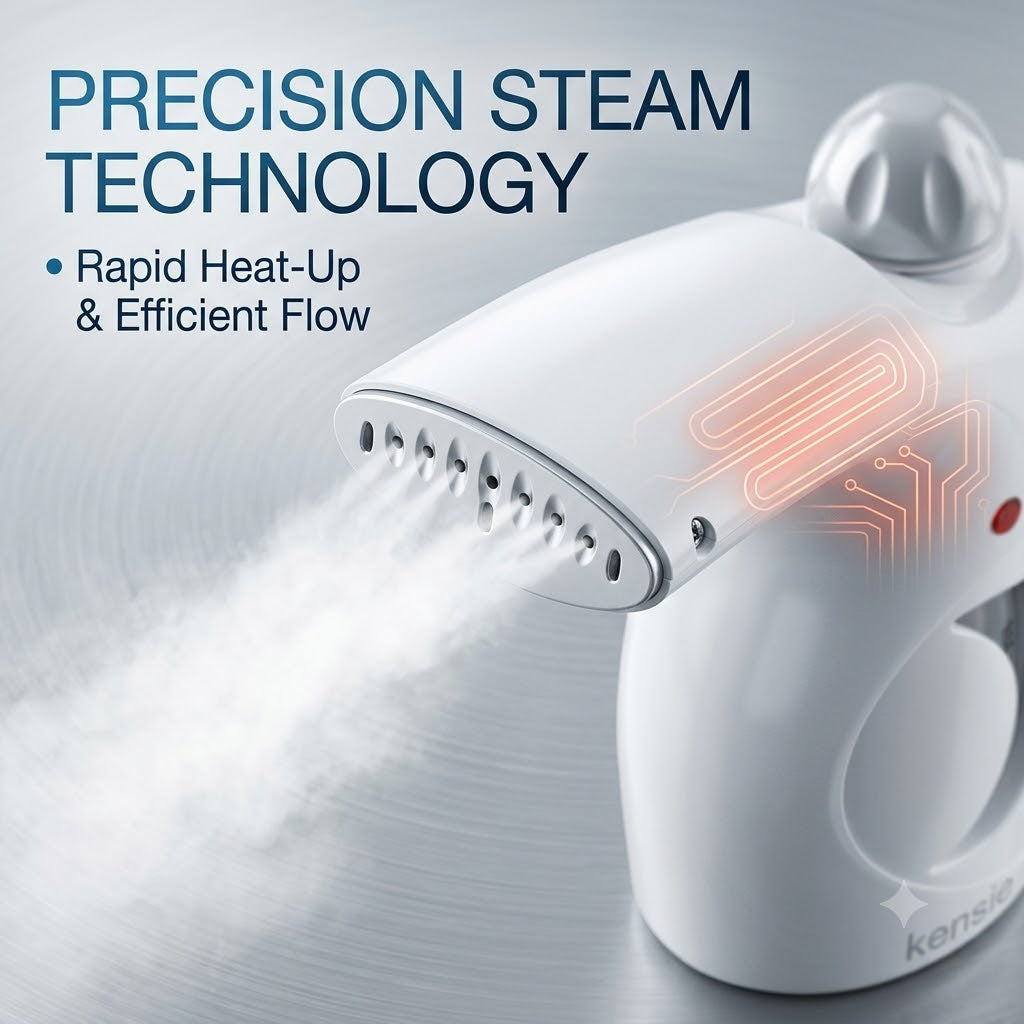 Mini Portable Garment Steamer – Handheld Travel Clothes Steamer