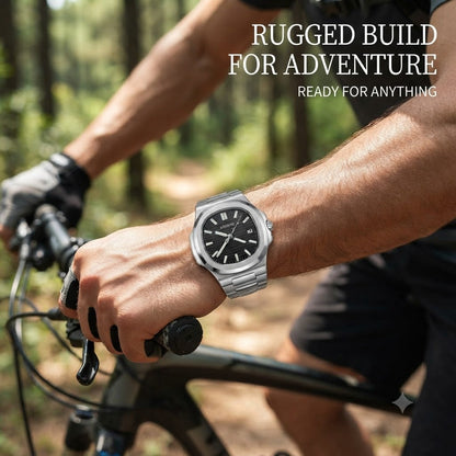 Men's Waterproof Luminous Sports Wristwatch with Date Display