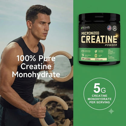 Pure Creatine Monohydrate Powder Pre & Post Workout Supplement