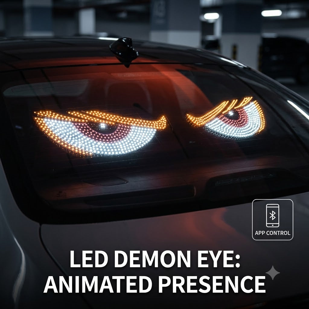 LED Animated Demon Eye Windshield Light for Cars & Trucks