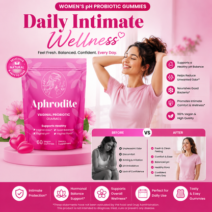 Women's pH Probiotic Gummies Daily Intimate Wellness