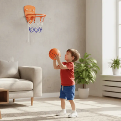 Portable Basketball Training Board & Hoop Set Toy For Kids