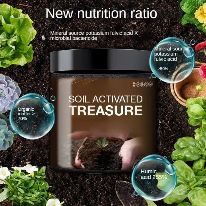 Soil Activated Growth Enhancer – Germination Booster & pH Balancing Activator