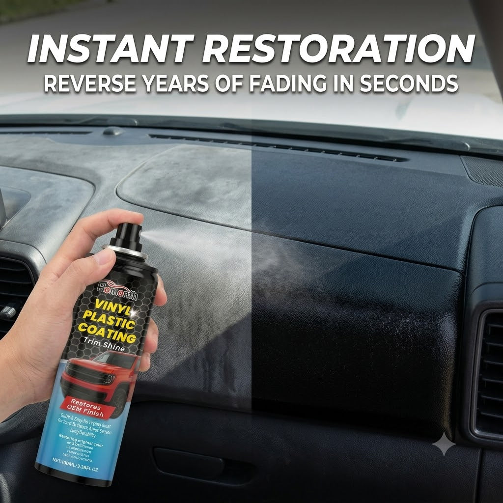 Car Interior Plastic Restorer Dashboard & Trim Cleaner Spray