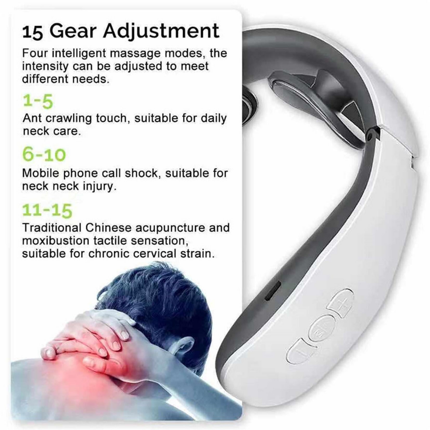 Intelligent Electric Neck & Body Massager – Wireless Vibration Therapy with Music Function