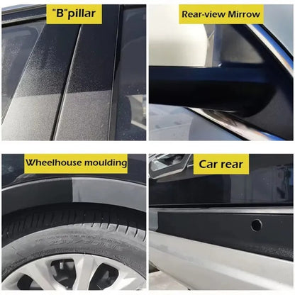 Car Plastic & Rubber Parts Protector – Restore Shine & Refresh Faded Surfaces