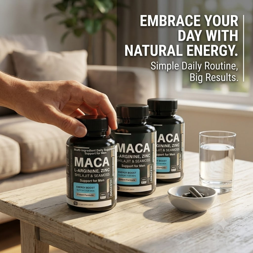 Adult Ashwagandha, Maca, Shilajit & Sea Moss Capsules