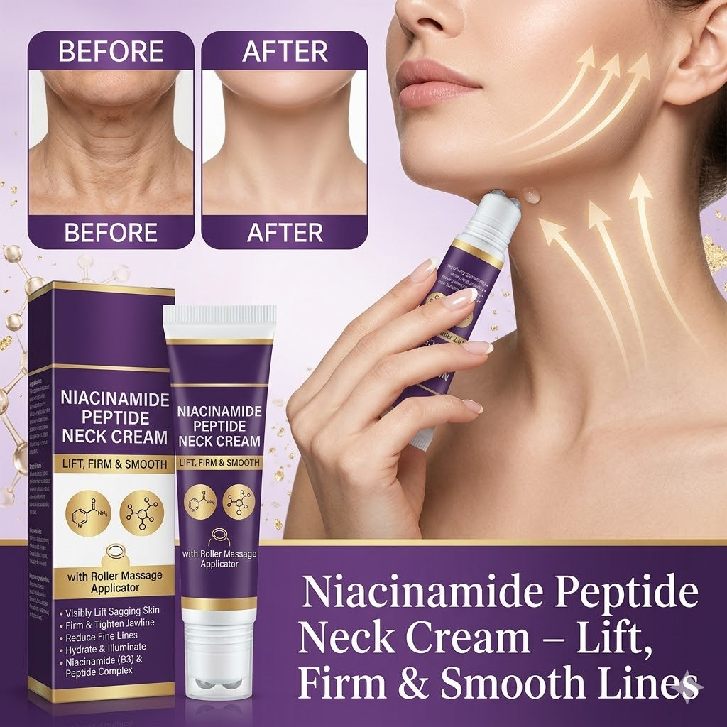 Niacinamide Peptide Neck Cream – Lift, Firm & Smooth Lines