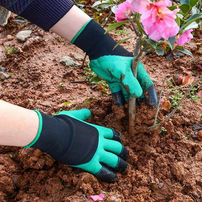Garden Digging Gloves with Claws – Breathable Anti-Slip