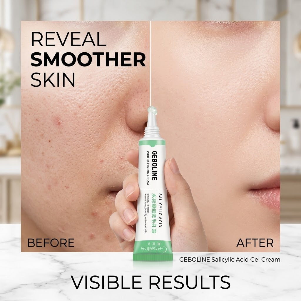 Salicylic Acid Facial Gel Cream – Lightweight Gel for Smooth Skin