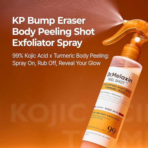 Kojic Turmeric Glow Spray – Gentle Exfoliating Brightening Mist