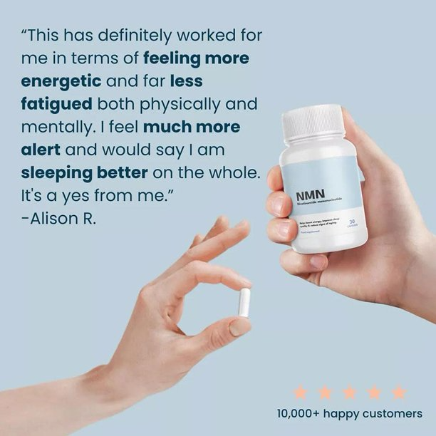 Nicotinamide Mononucleotide (NMN) Capsules Daily Antioxidant Supplement
